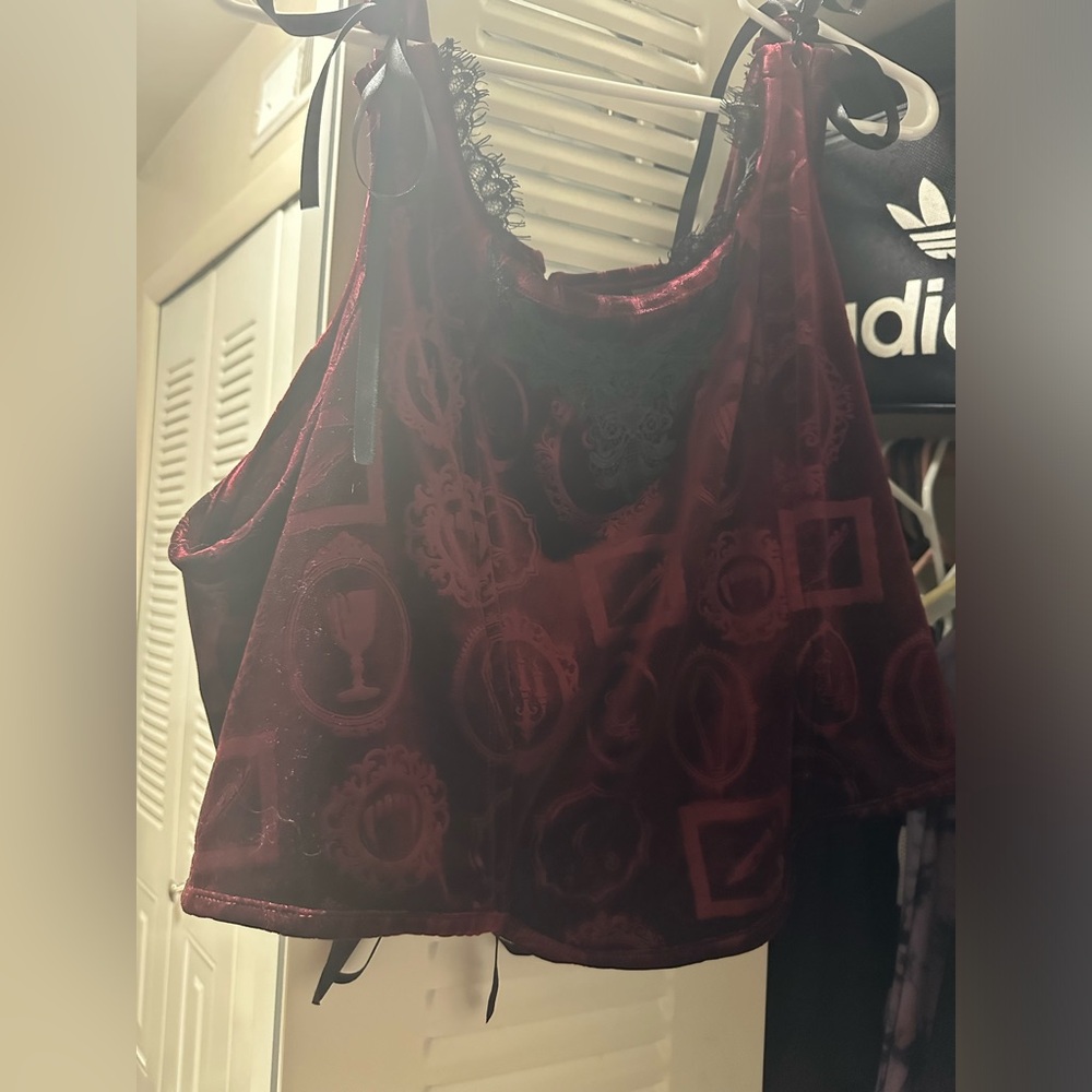 Hot topic 4xl lace up corset top
